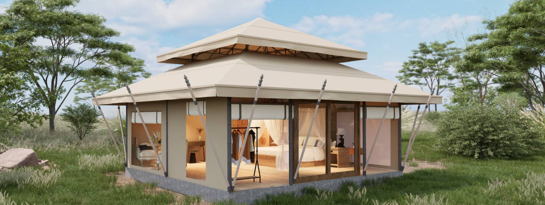 五寨县户外野奢帐篷